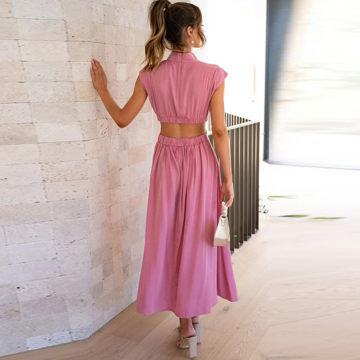 Lili - Elegante cocktailjurk met detail op de rug