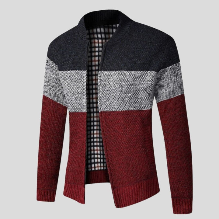 Andre Heren Tricolour Vest | Moderne Colorblock Stijl en Duurzaam Comfort