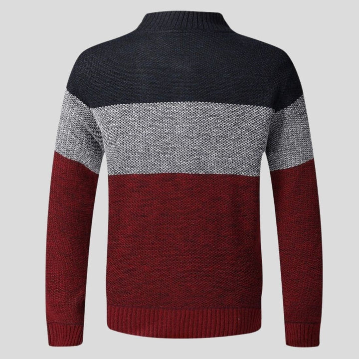 Andre Heren Tricolour Vest | Moderne Colorblock Stijl en Duurzaam Comfort