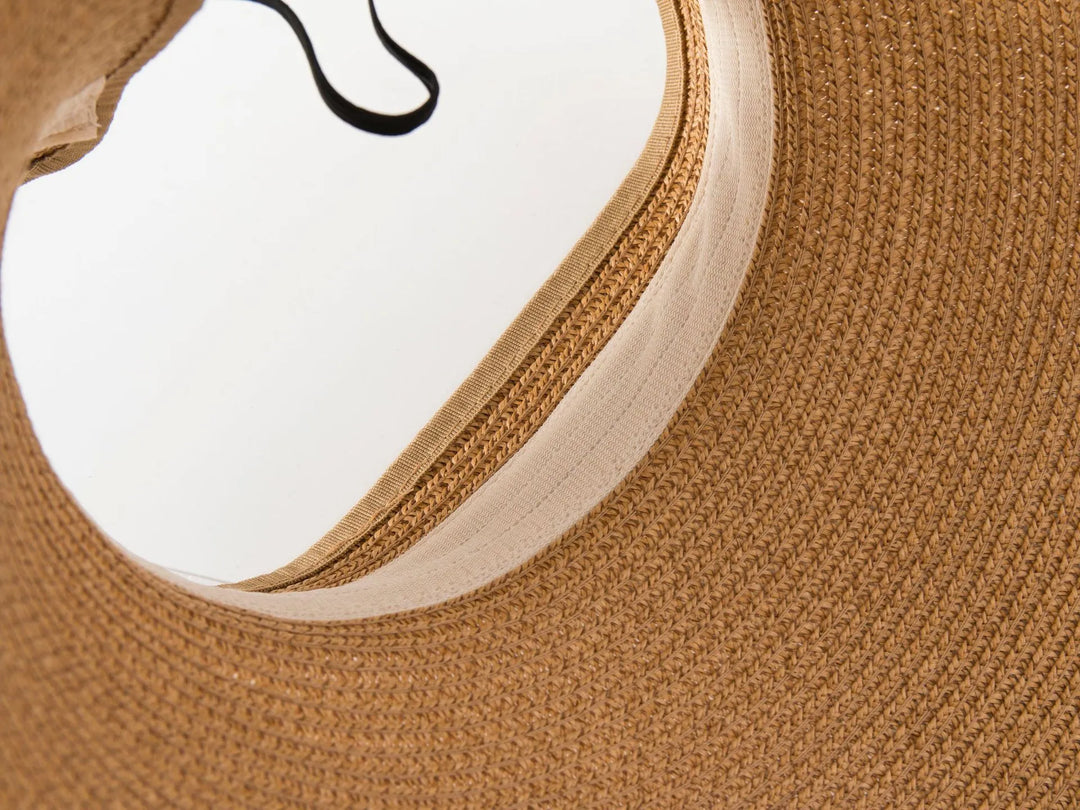 Nicky dames zonneklep met UV-bescherming | open ontwerp & brede rand voor zomer & strand