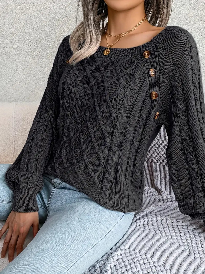 Aldara | Elegante Trui voor Dames, Veelzijdig en Comfortabel, Verfijnd Ontwerp voor Elegantie Elke Dag