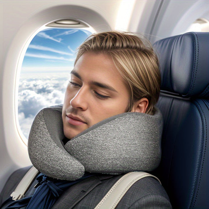 ComfyTravel traagschuim reiskussen Soft Grey | Comfort & Ondersteuning
