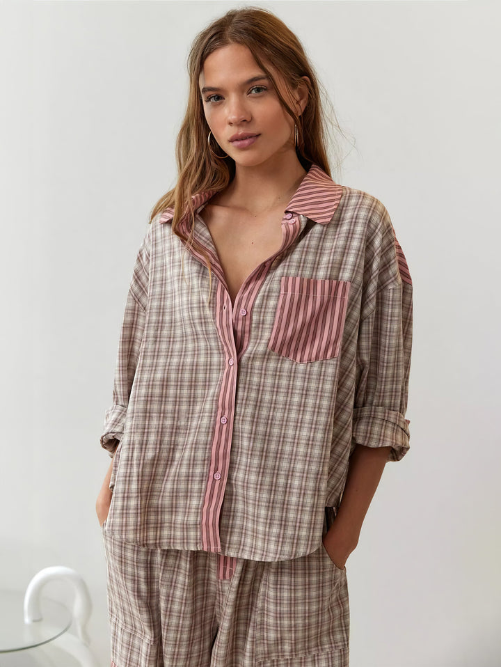 Marie's gezellige, casual pyjamaset voor rustige nachten