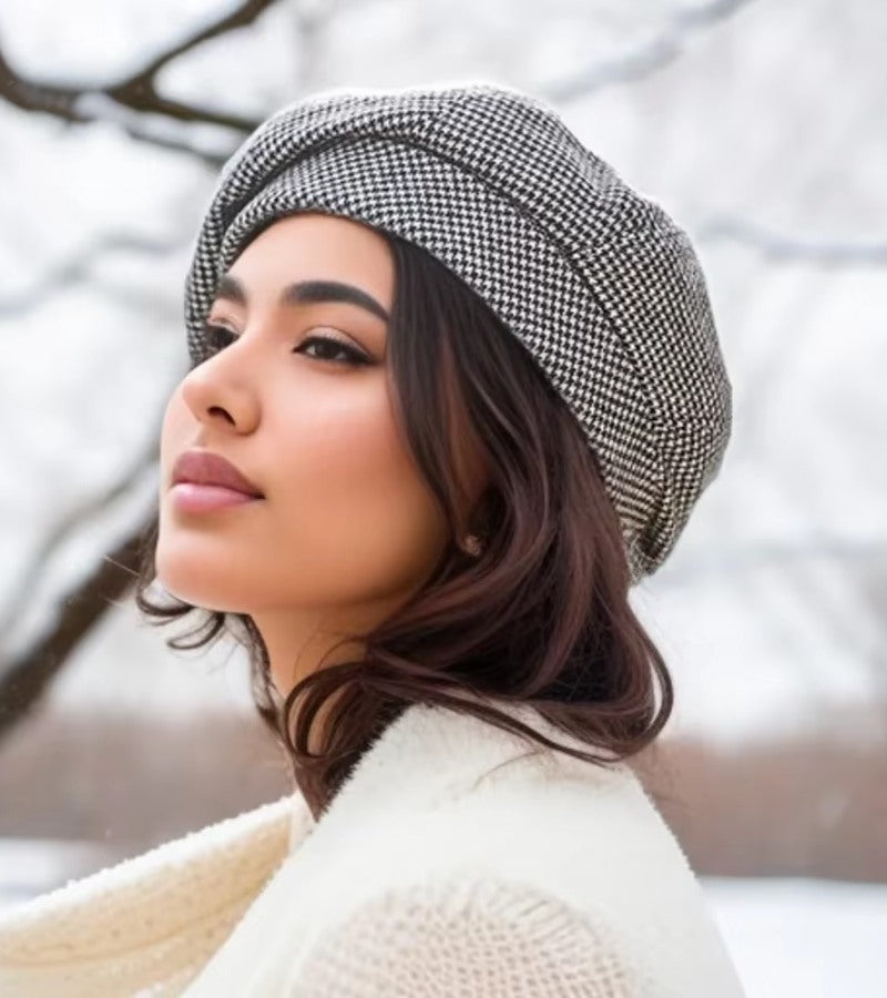 Anna Elegant Cap – Tijdloze Parijse Chic van Zachte Katoen voor Comfort en Veelzijdige Looks