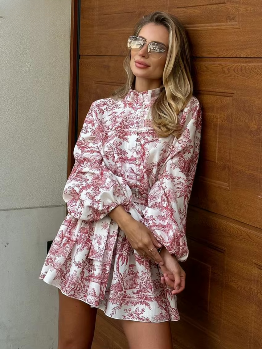 Philou | Elegante mini jurk voor vrouwen met vintage stijl - zomers & stijlvol