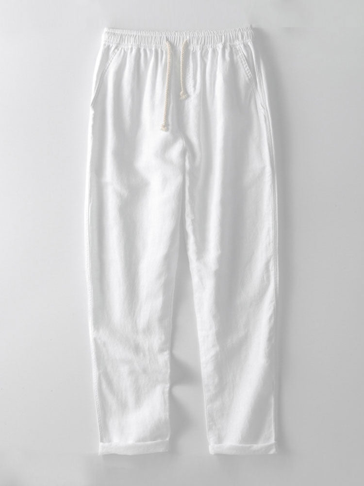Rico | Vrijetijdsset met linnen broek