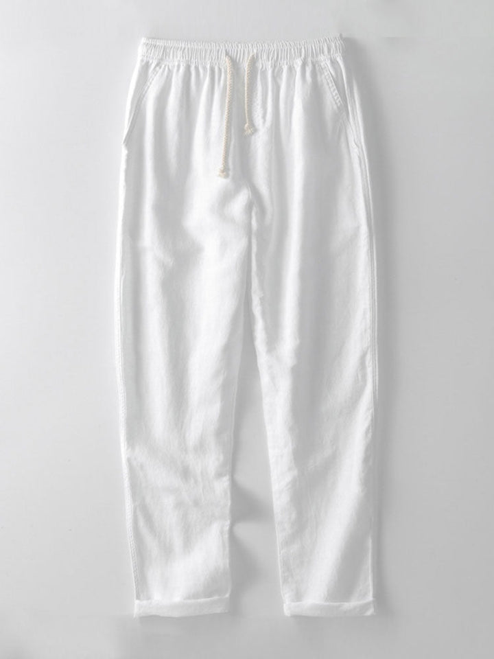 Rico | Vrijetijdsset met linnen broek