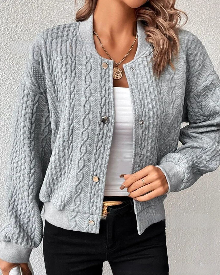 Belle  -  Elegante vest van structuurstof