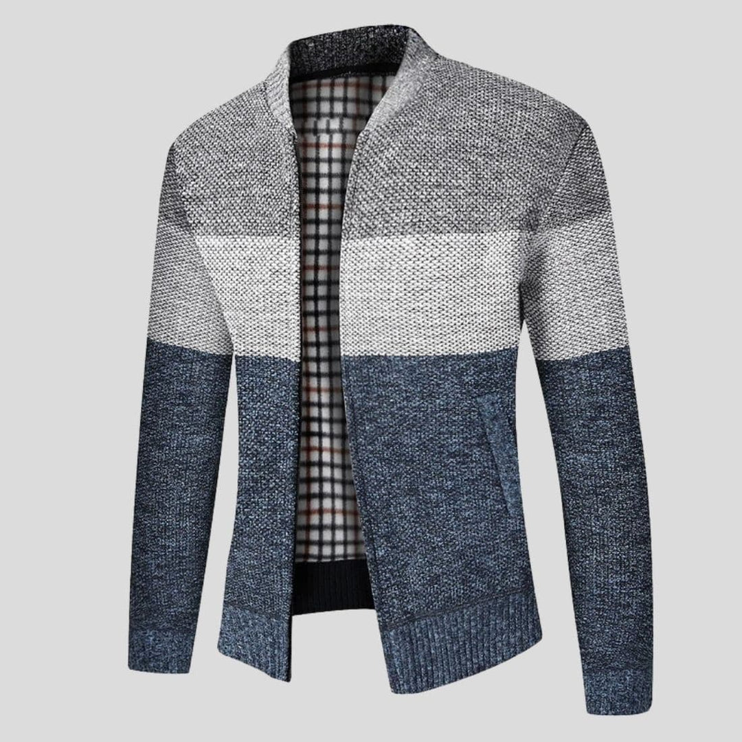 Andre Heren Tricolour Vest | Moderne Colorblock Stijl en Duurzaam Comfort