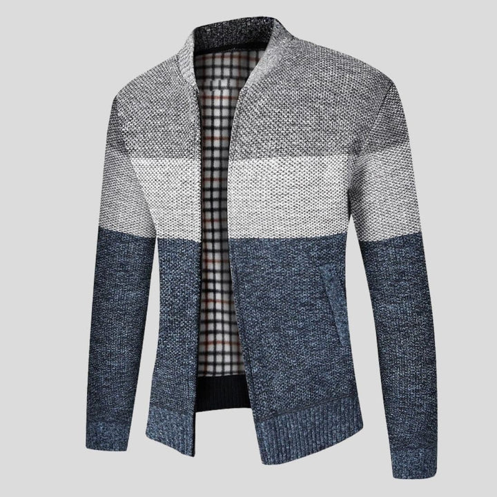 Andre Heren Tricolour Vest | Moderne Colorblock Stijl en Duurzaam Comfort