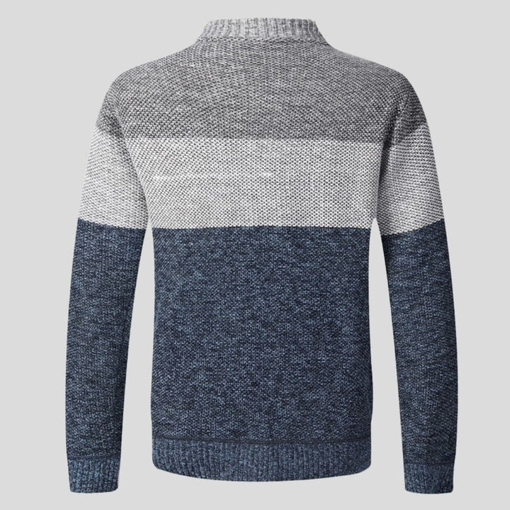 Andre Heren Tricolour Vest | Moderne Colorblock Stijl en Duurzaam Comfort
