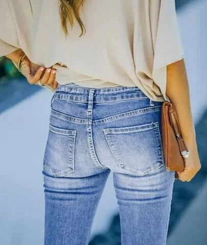 Aveline Vintage jeans met hoge taille | Sculpting comfort & tijdloze stijl
