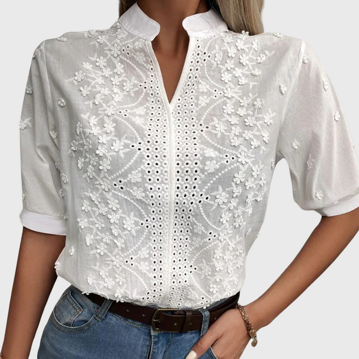 Stijlvolle Blousje Dames - Trendy Ontwerp, Perfect voor Elke Gelegenheid