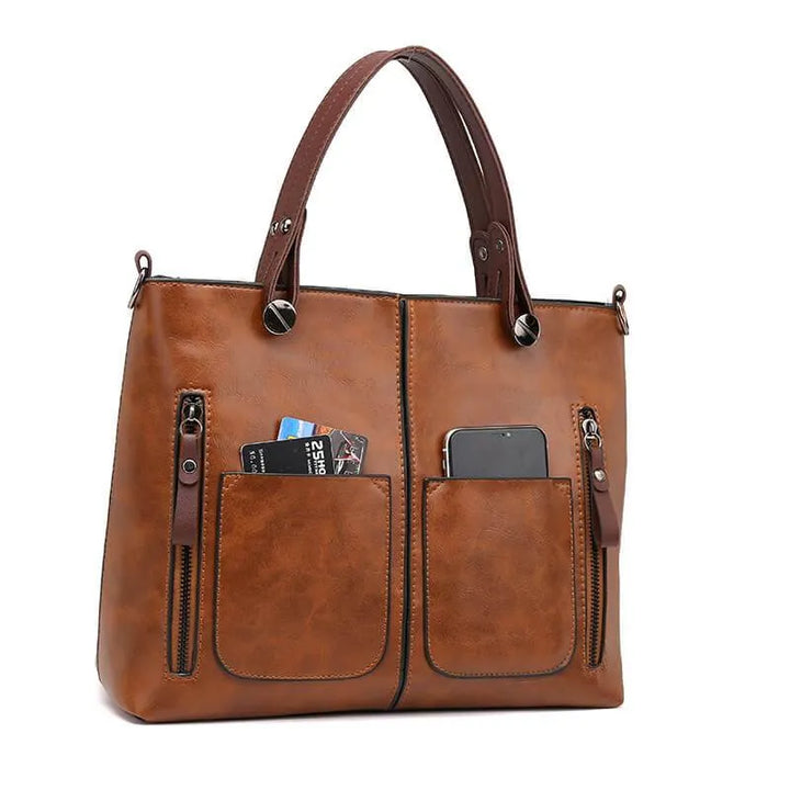Vera Elegante Leren Tas | Elegantie en Functionaliteit voor al uw gelegenheden