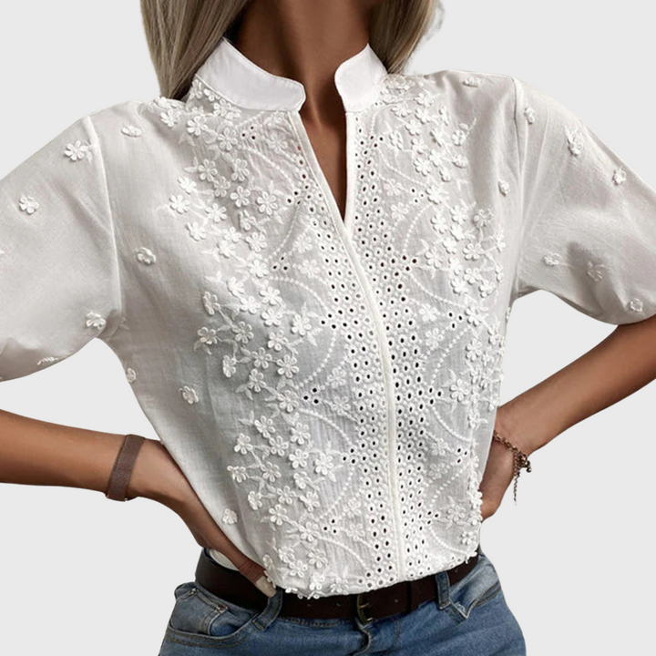 Stijlvolle Blousje Dames - Trendy Ontwerp, Perfect voor Elke Gelegenheid