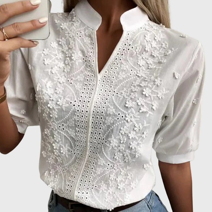 Stijlvolle Blousje Dames - Trendy Ontwerp, Perfect voor Elke Gelegenheid