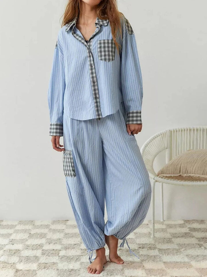Marie's gezellige, casual pyjamaset voor rustige nachten