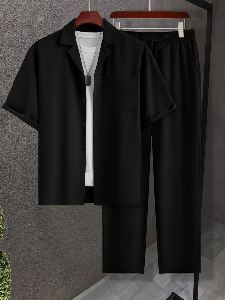 Shirt en broek met lange mouwen | Katoenmix | Modern & comfortabel