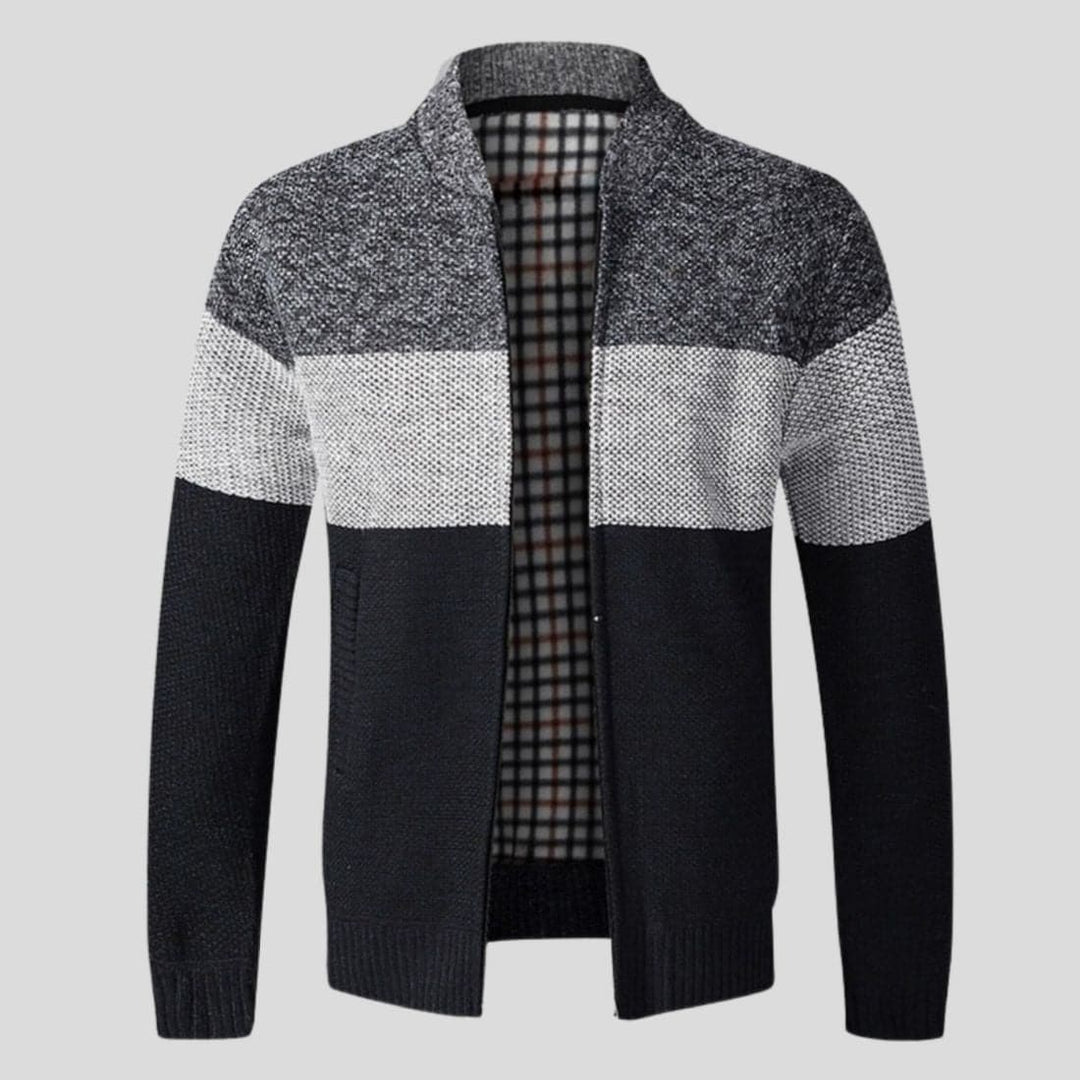 Andre Heren Tricolour Vest | Moderne Colorblock Stijl en Duurzaam Comfort