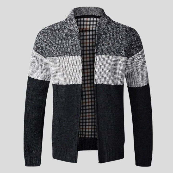 Andre Heren Tricolour Vest | Moderne Colorblock Stijl en Duurzaam Comfort
