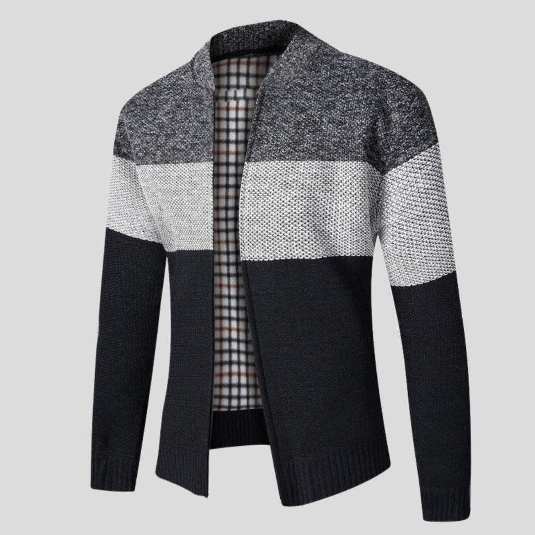 Andre Heren Tricolour Vest | Moderne Colorblock Stijl en Duurzaam Comfort