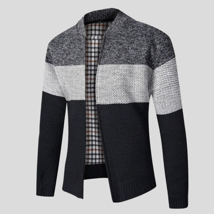 Andre Heren Tricolour Vest | Moderne Colorblock Stijl en Duurzaam Comfort