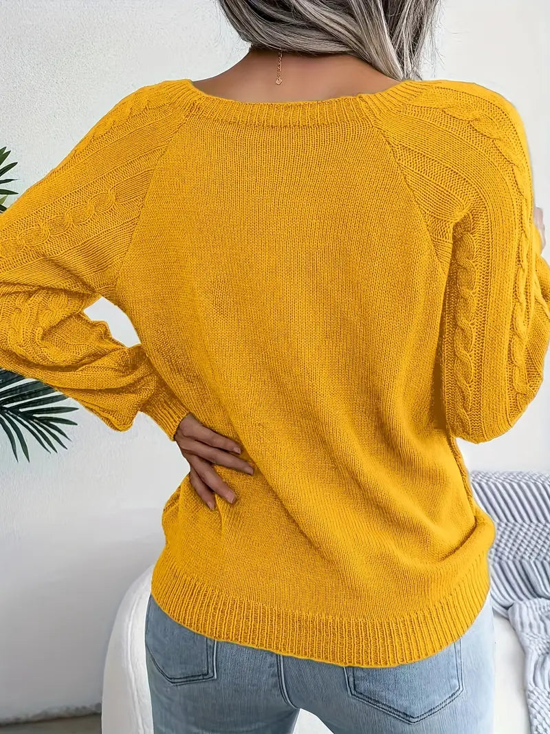 Aldara | Elegante Trui voor Dames, Veelzijdig en Comfortabel, Verfijnd Ontwerp voor Elegantie Elke Dag