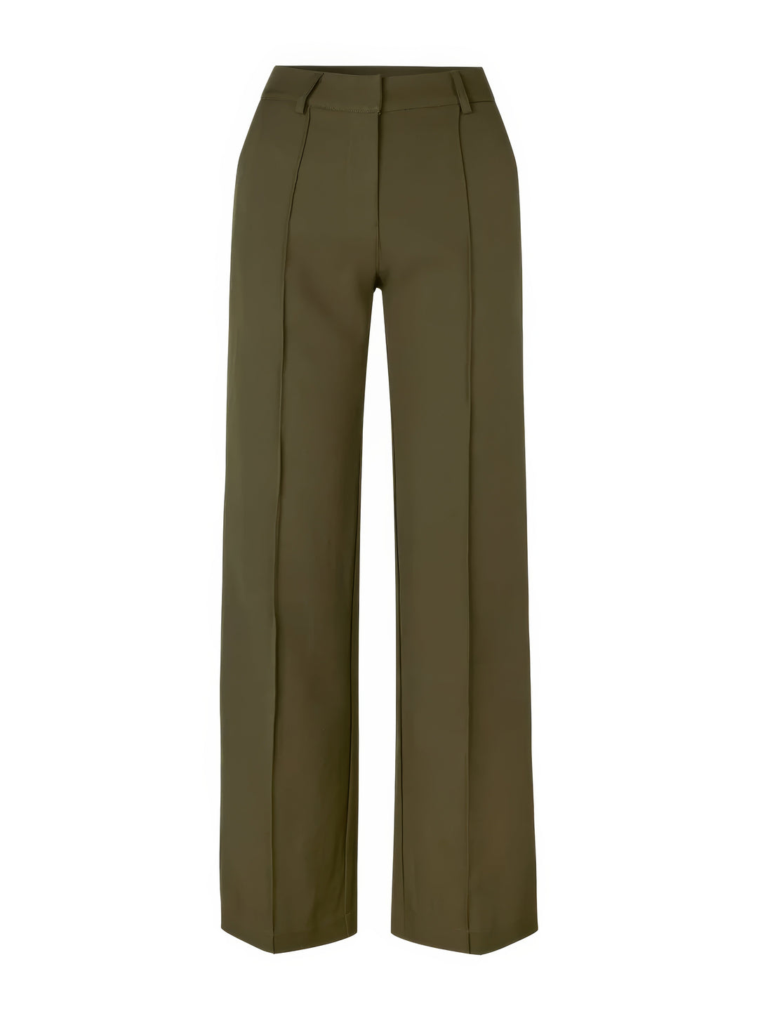 Lena Casual Wide Leg Trousers – Hoog-Taille Broek met Wijde Pijpen voor Veelzijdige Stijl