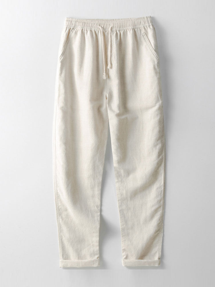 Rico | Vrijetijdsset met linnen broek