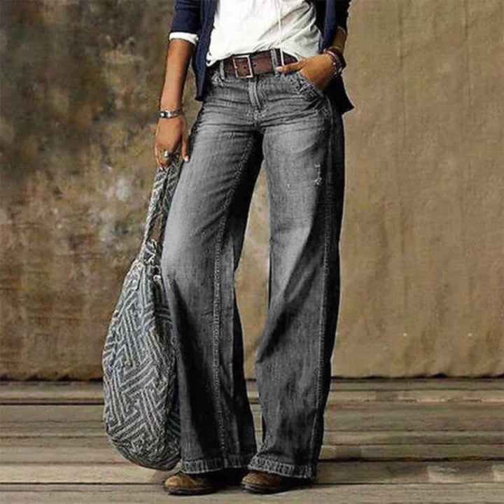 Juna Women's High Waisted Lounge Pants | Elegant en Comfortabel, Ideaal voor Lente/Zomer