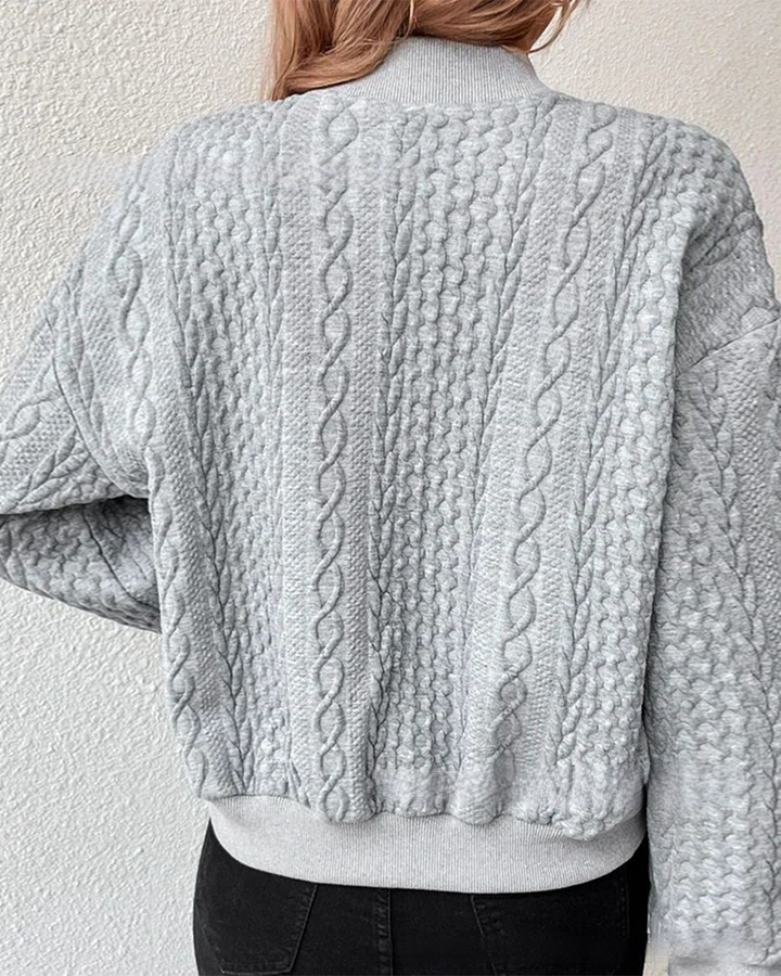 Belle  -  Elegante vest van structuurstof