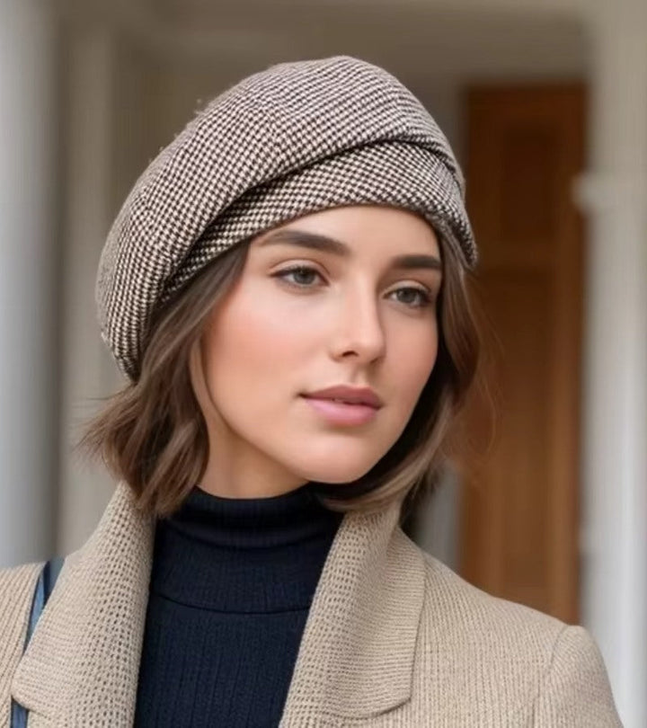 Anna Elegant Cap – Tijdloze Parijse Chic van Zachte Katoen voor Comfort en Veelzijdige Looks