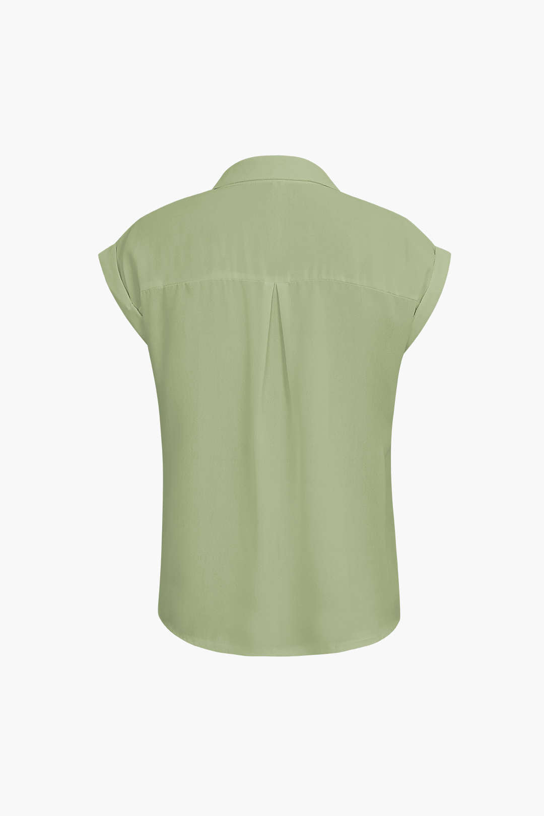 Vittoria damesshirt | Minimalistisch shirt met geknoopte zoom & opgerolde mouwen