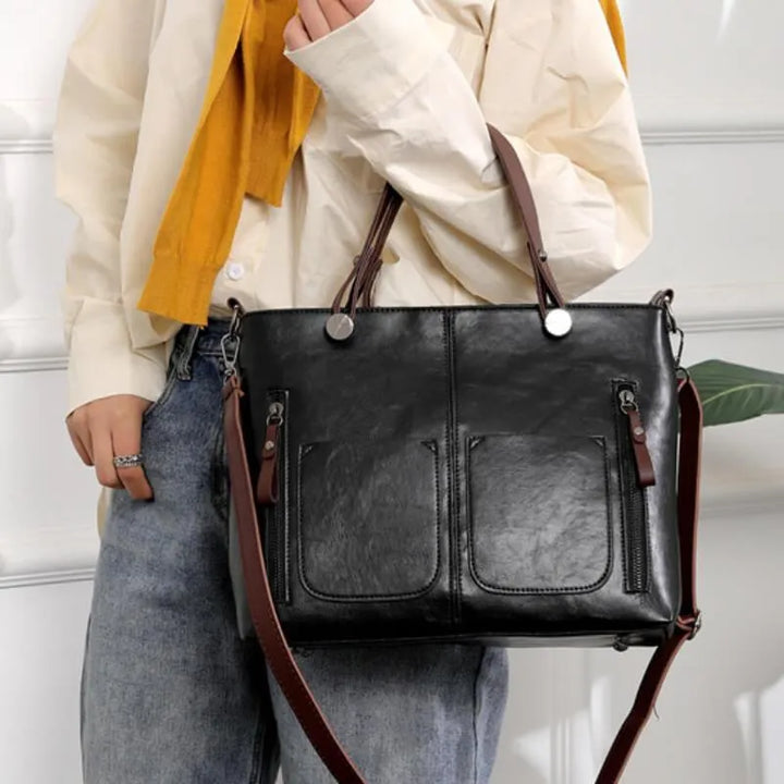Vera Elegante Leren Tas | Elegantie en Functionaliteit voor al uw gelegenheden