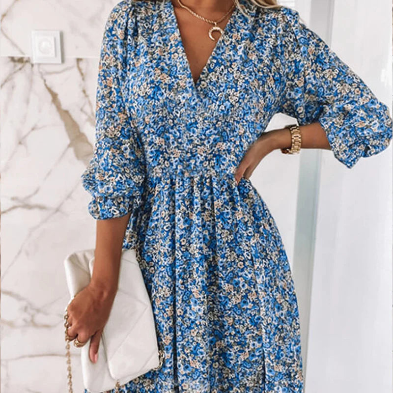 Laureen Comfortabele Bloemenjurk voor Vrouwen | Elegantie en Comfort voor de Zomer