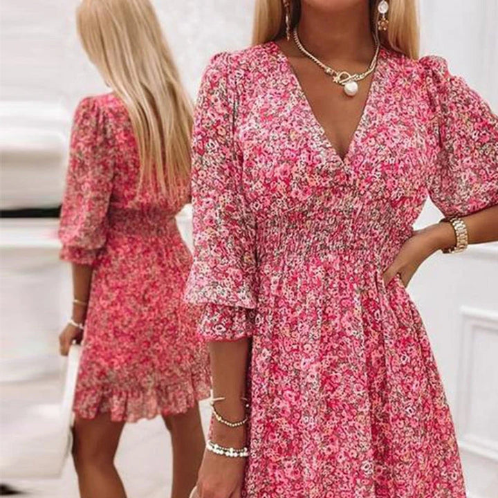 Laureen Comfortabele Bloemenjurk voor Vrouwen | Elegantie en Comfort voor de Zomer