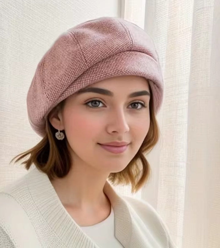 Anna Elegant Cap – Tijdloze Parijse Chic van Zachte Katoen voor Comfort en Veelzijdige Looks