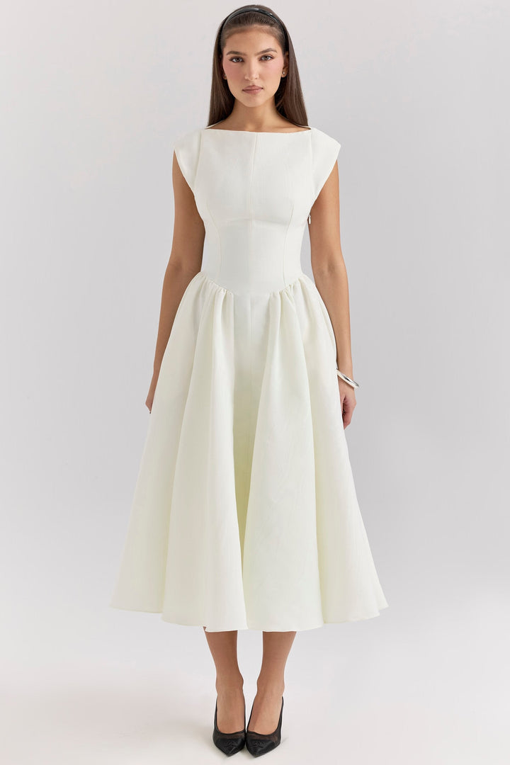 Victoria Elegante Jurk voor Dames | Tijdloos Design met Flatterende Pasvorm en Comfortabele Stof