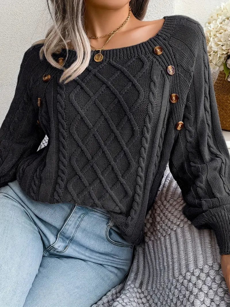Aldara | Elegante Trui voor Dames, Veelzijdig en Comfortabel, Verfijnd Ontwerp voor Elegantie Elke Dag