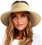 Nicky dames zonneklep met UV-bescherming | open ontwerp & brede rand voor zomer & strand