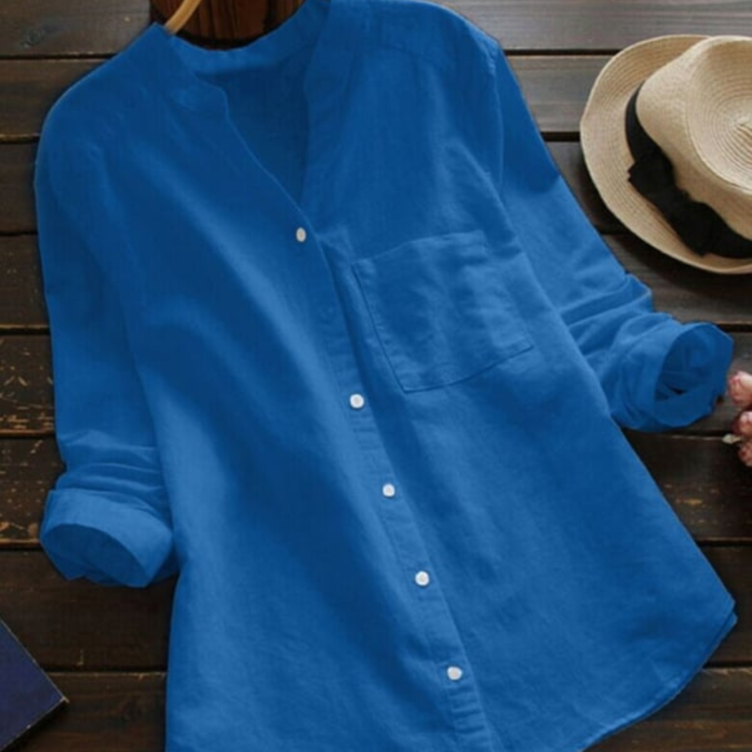 Lia Comfortabel en Elegant Shirt voor Vrouwen | Zachtheid en Stijl voor Zonnige Dagen
