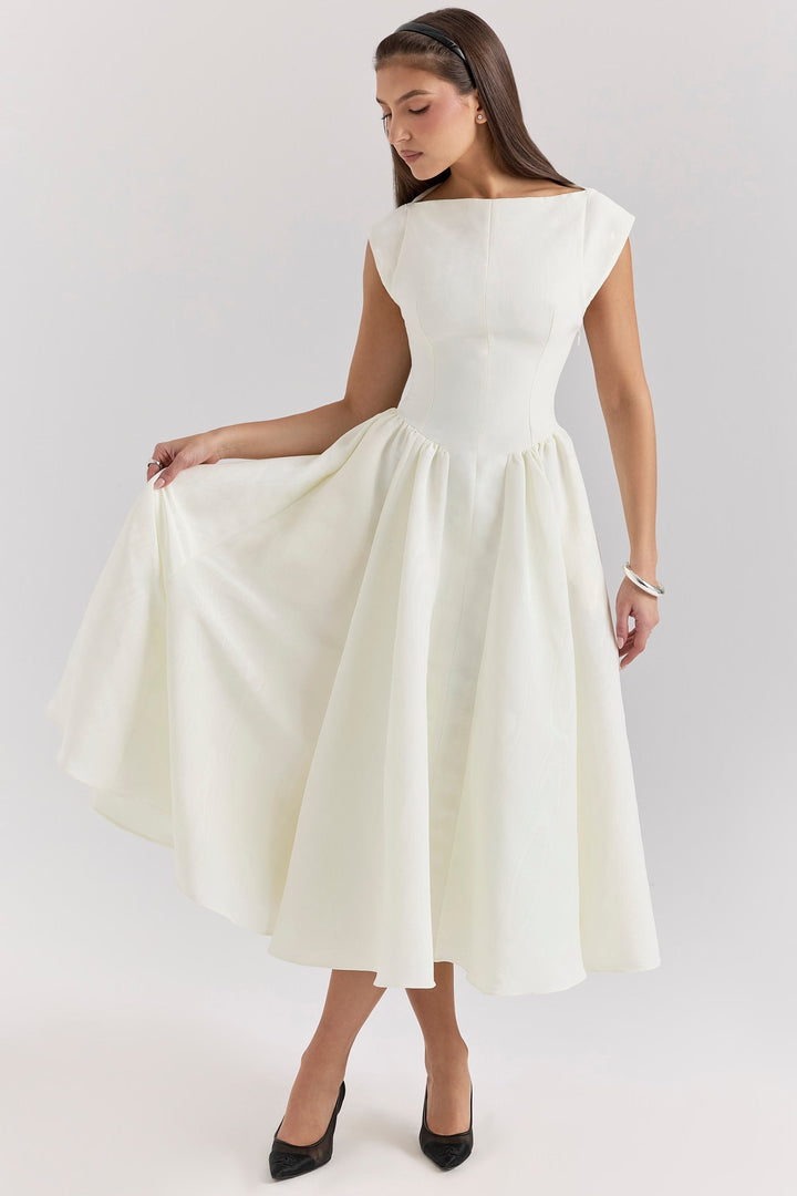 Victoria Elegante Jurk voor Dames | Tijdloos Design met Flatterende Pasvorm en Comfortabele Stof
