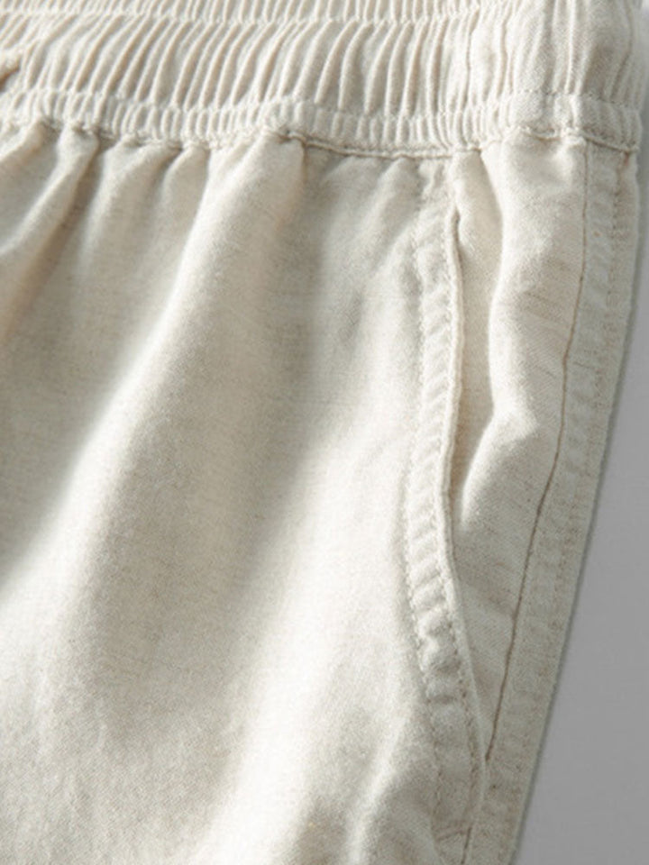 Rico | Vrijetijdsset met linnen broek