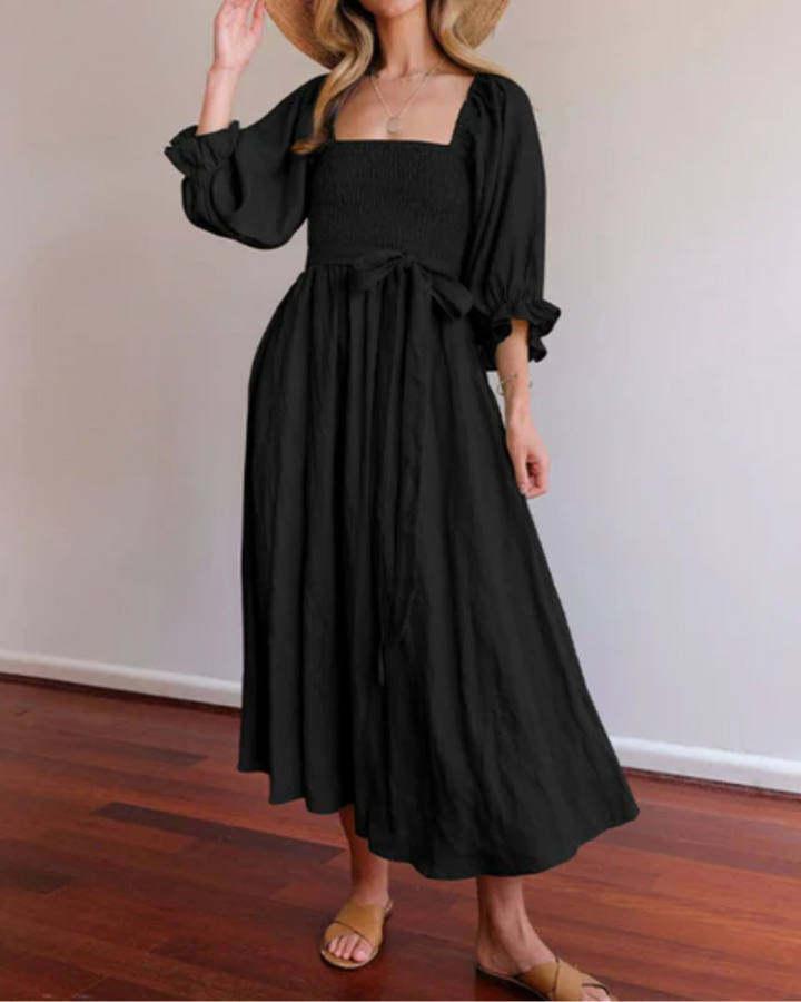 Verleidelijke Jurk Dames | Elegante Snit met Ruffels | Statement Look voor Elke Gelegenheid