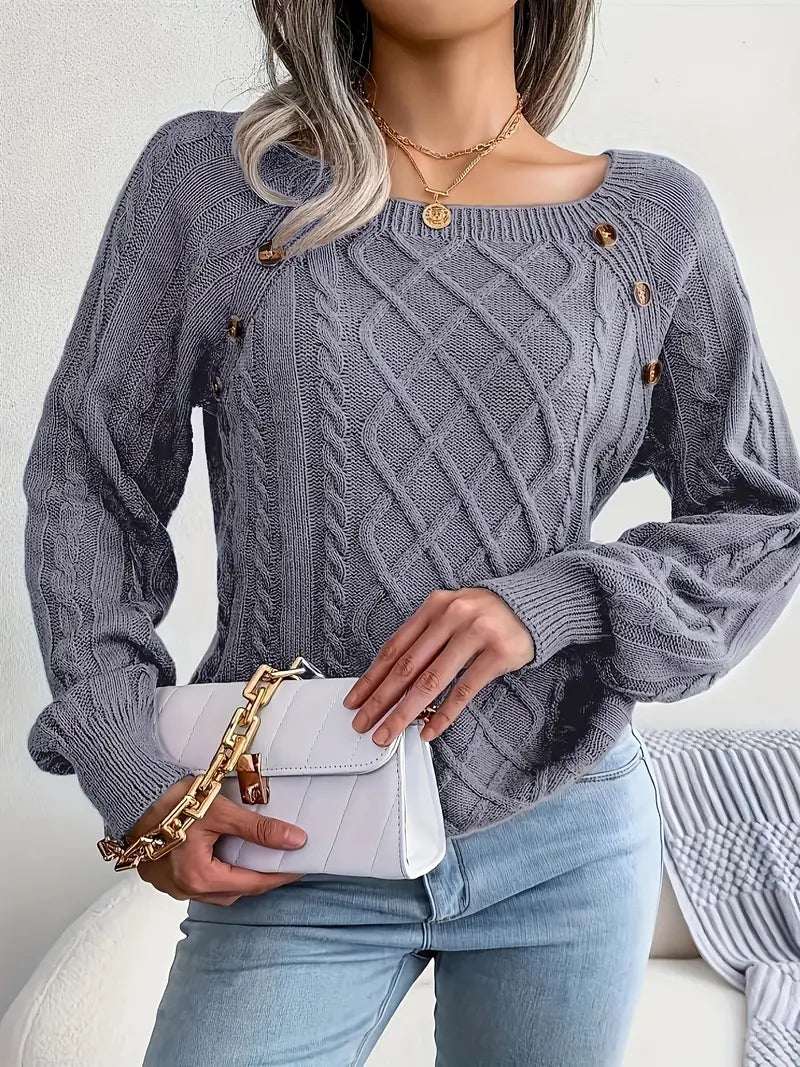 Aldara | Elegante Trui voor Dames, Veelzijdig en Comfortabel, Verfijnd Ontwerp voor Elegantie Elke Dag