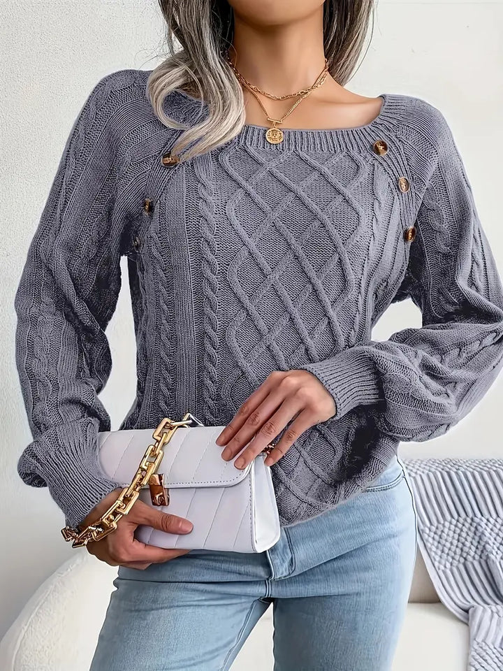 Aldara | Elegante Trui voor Dames, Veelzijdig en Comfortabel, Verfijnd Ontwerp voor Elegantie Elke Dag