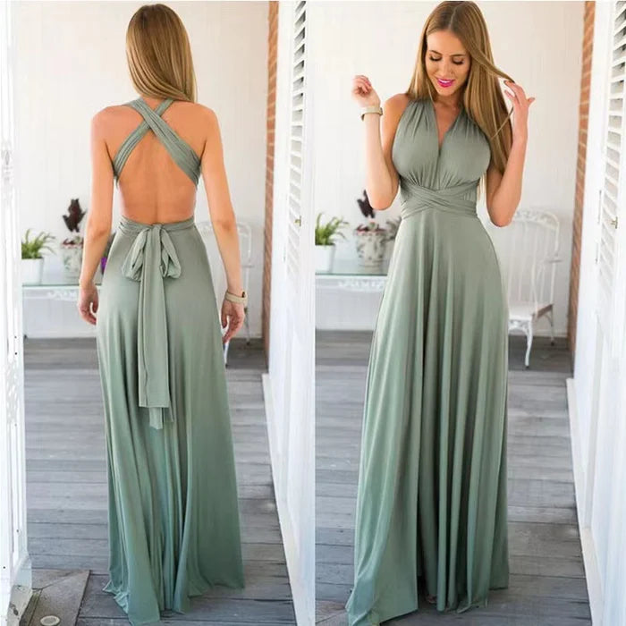 Eliane wikkeljurk voor dames | midi-jurk met V-hals en strikceintuur in een vloeiend silhouet