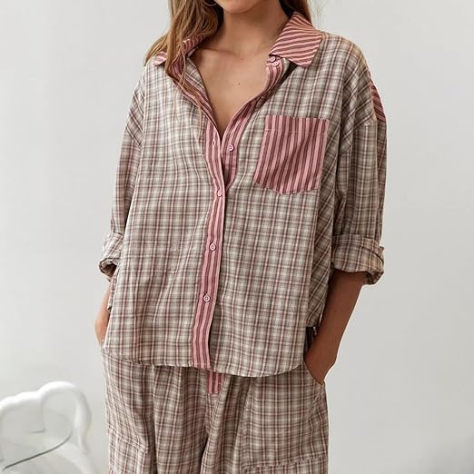 Marie's gezellige, casual pyjamaset voor rustige nachten