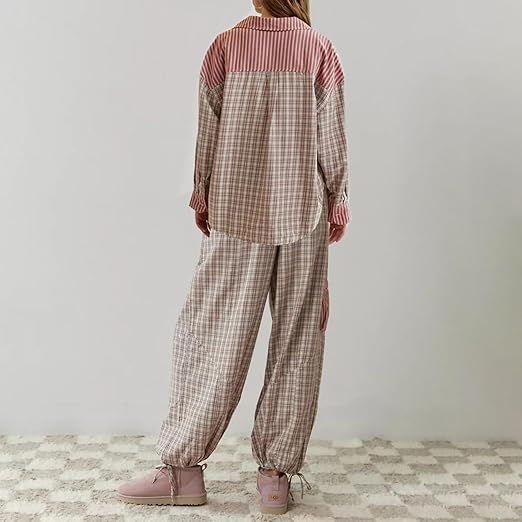 Marie's gezellige, casual pyjamaset voor rustige nachten
