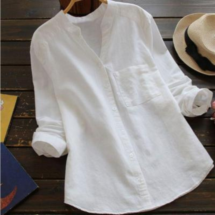 Lia Comfortabel en Elegant Shirt voor Vrouwen | Zachtheid en Stijl voor Zonnige Dagen